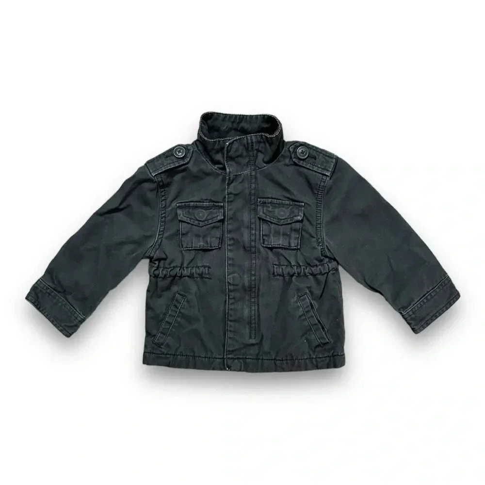 Oshkosh | Boy’s Navy Canvas Jacket (24 mos) 💙